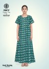Good Morning Vol 6 By Deeptex Cotton Printed Nighty Gown 